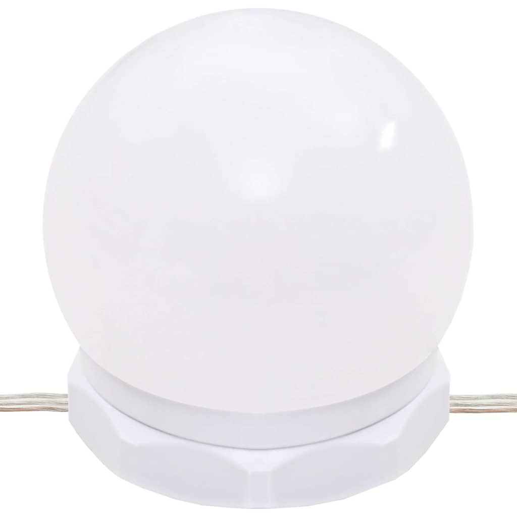 Betoninharmaa peilipöytä led-valot Faur 90x50x132,5cm (puinen)