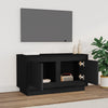 TV-taso musta 80x35x45 cm tekninen puu