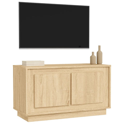 TV-taso Sonoma-tammi 80x35x45 cm tekninen puu