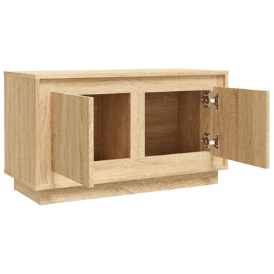 TV-taso Sonoma-tammi 80x35x45 cm tekninen puu