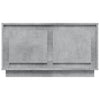 TV-taso betoninharmaa 80x35x45 cm tekninen puu