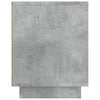 TV-taso betoninharmaa 80x35x45 cm tekninen puu