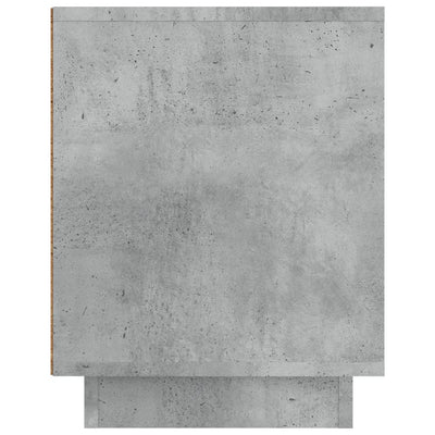 TV-taso betoninharmaa 80x35x45 cm tekninen puu