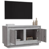 TV-taso harmaa Sonoma 80x35x45 cm tekninen puu
