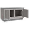 TV-taso harmaa Sonoma 80x35x45 cm tekninen puu