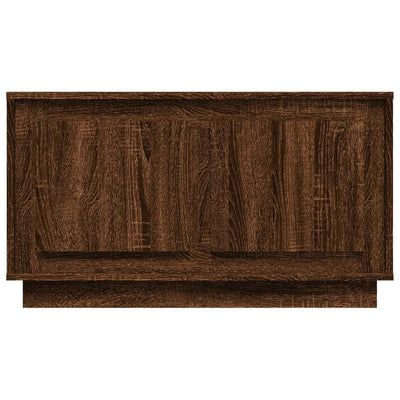TV-taso ruskea tammi 80x35x45 cm tekninen puu