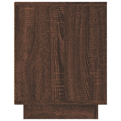 TV-taso ruskea tammi 80x35x45 cm tekninen puu
