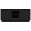 TV-taso musta 102x35x45 cm tekninen puu