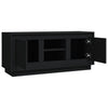 TV-taso musta 102x35x45 cm tekninen puu