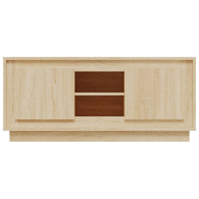 TV-taso Sonoma-tammi 102x35x45 cm tekninen puu