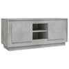 TV-taso betoninharmaa 102x35x45 cm tekninen puu