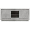 TV-taso betoninharmaa 102x35x45 cm tekninen puu