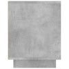 TV-taso betoninharmaa 102x35x45 cm tekninen puu