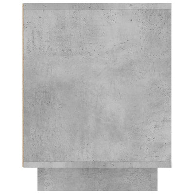 TV-taso betoninharmaa 102x35x45 cm tekninen puu