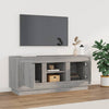 TV-taso harmaa Sonoma 102x35x45 cm tekninen puu
