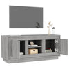TV-taso harmaa Sonoma 102x35x45 cm tekninen puu