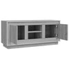 TV-taso harmaa Sonoma 102x35x45 cm tekninen puu