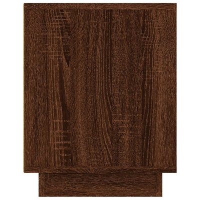 TV-taso ruskea tammi 102x35x45 cm tekninen puu
