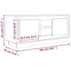 TV-taso ruskea tammi 102x35x45 cm tekninen puu