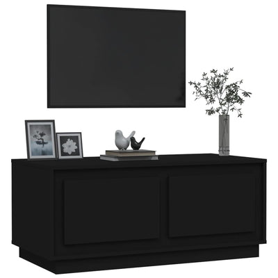 Sohvapöytä musta 102x50x44 cm tekninen puu