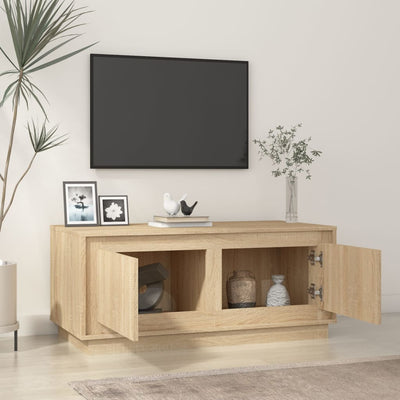 Sohvapöytä Sonoma-tammi 102x50x44 cm tekninen puu