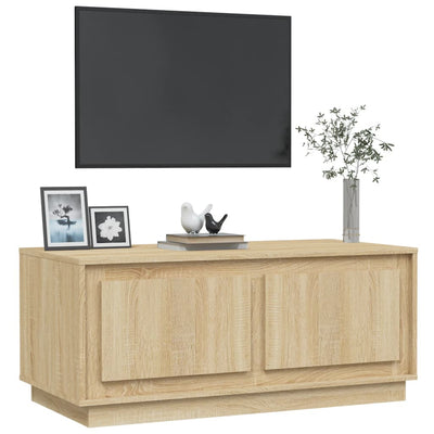Sohvapöytä Sonoma-tammi 102x50x44 cm tekninen puu