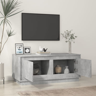 Sohvapöytä betoninharmaa 102x50x44 cm tekninen puu