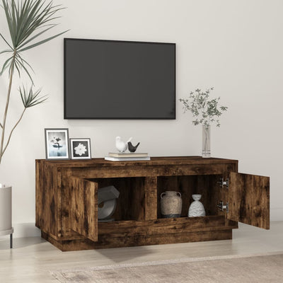 Sohvapöytä savutammi 102x50x44 cm tekninen puu