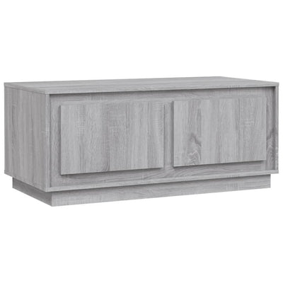 Sohvapöytä harmaa Sonoma 102x50x44 cm tekninen puu