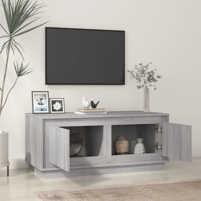 Sohvapöytä harmaa Sonoma 102x50x44 cm tekninen puu