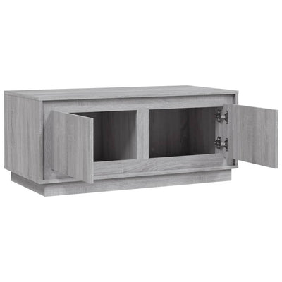 Sohvapöytä harmaa Sonoma 102x50x44 cm tekninen puu