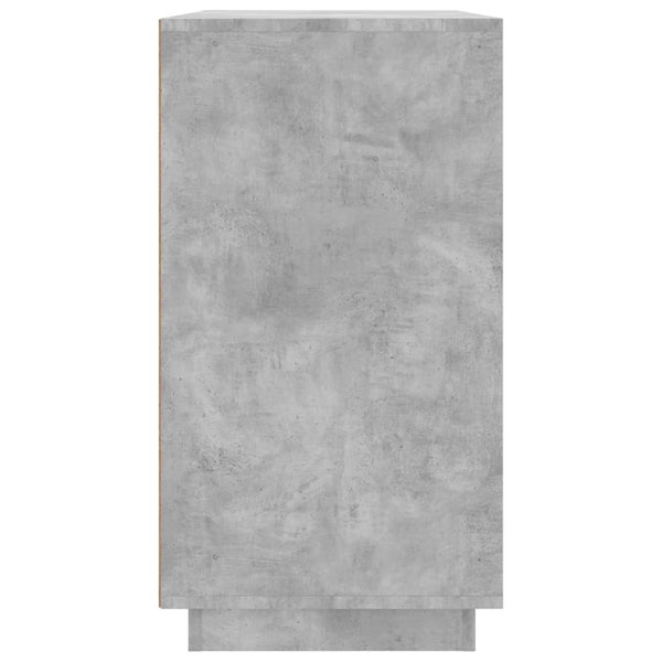 Betoninharmaa senkki Zdanek 80x34x75cm (puinen)