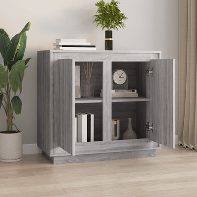 Senkki harmaa Sonoma 80x34x75 cm tekninen puu