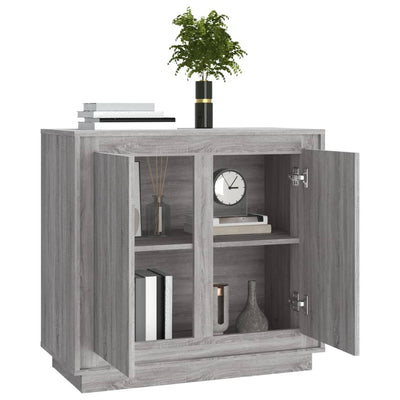 Senkki harmaa Sonoma 80x34x75 cm tekninen puu