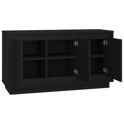 Senkki musta 102x35x55 cm tekninen puu