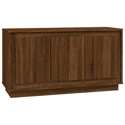 Senkki ruskea tammi 102x35x55 cm tekninen puu