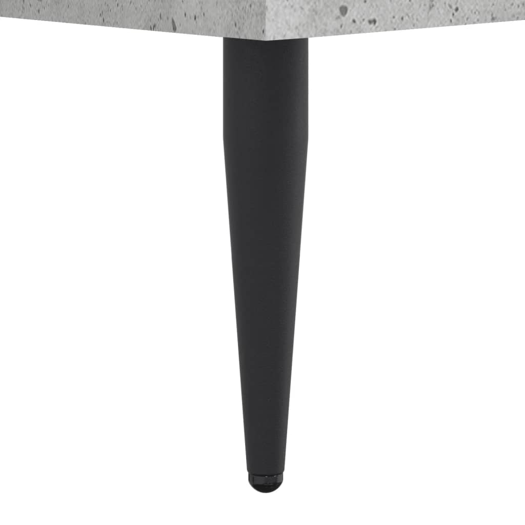 Betoninharmaa sängynrunko Rl 200x200cm (puinen)