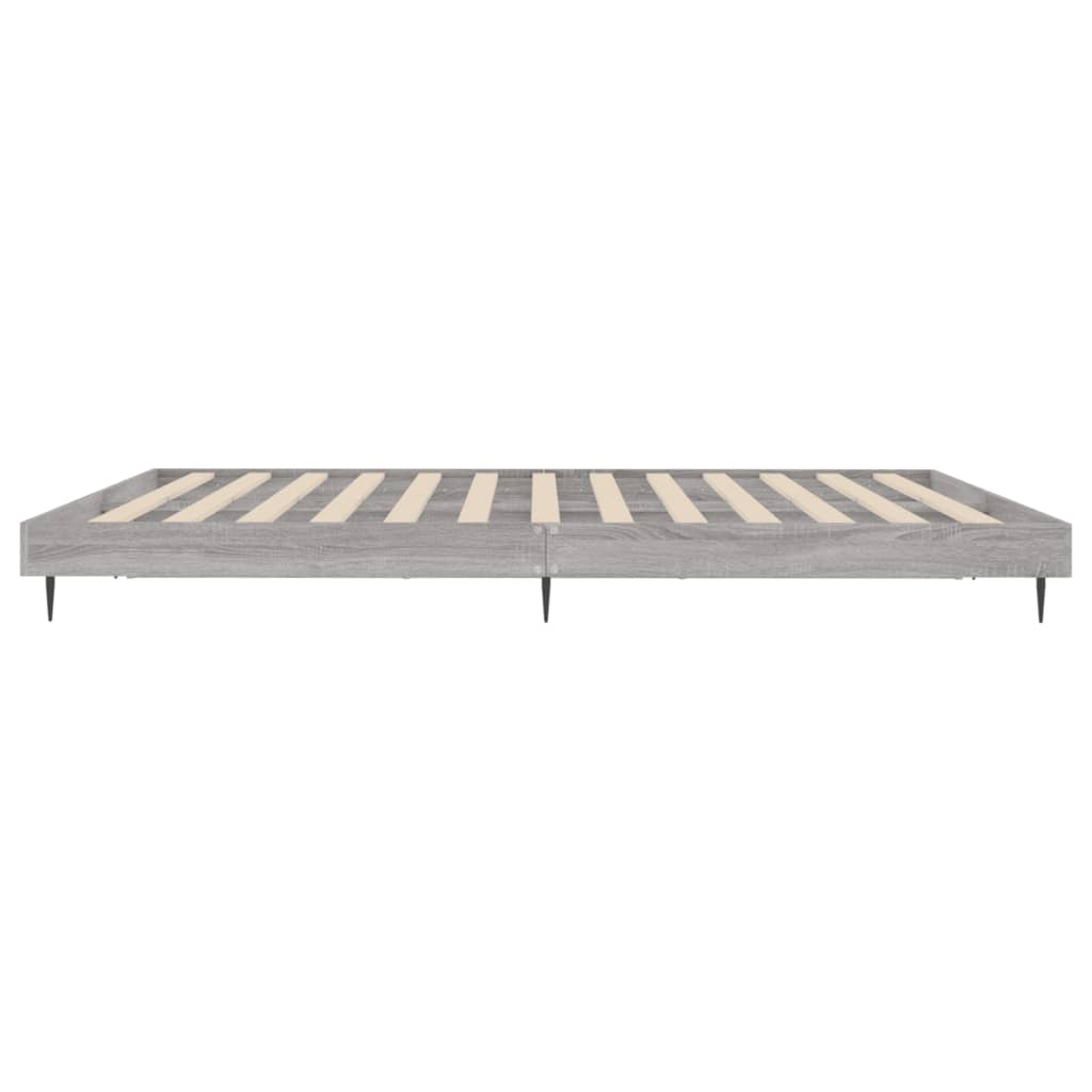 Harmaa sängynrunko Rl 200x200cm (puinen)
