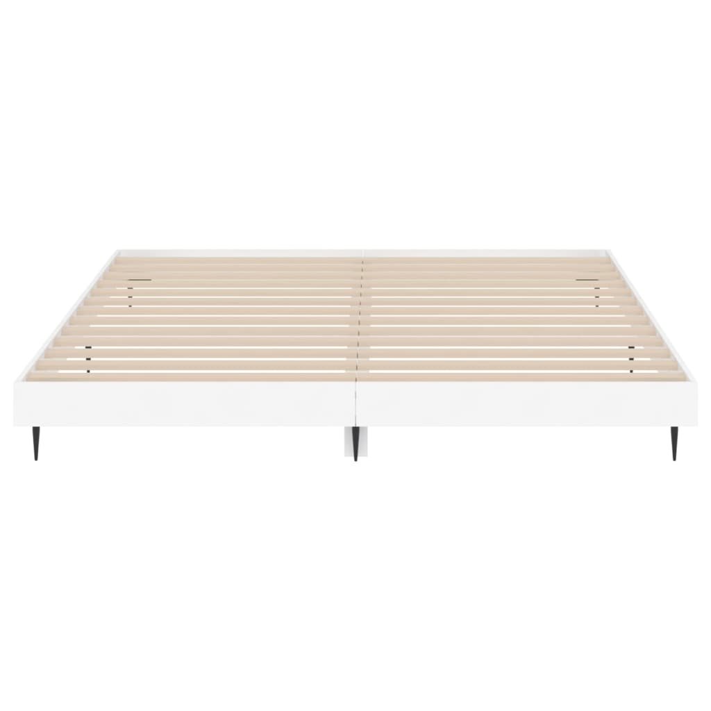 Valkoinen sängynrunko Rl 150x200cm (puinen)
