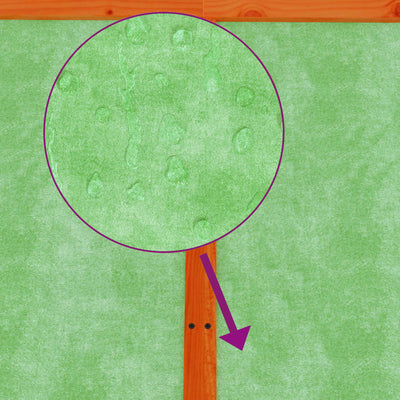 Ruskea puutarhavaja Artemiza 83x57x140cm (mänty)