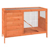 Kaninkoppi ruskea 103x44x69,5 cm täysi mänty