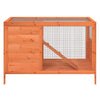 Kaninkoppi ruskea 103x44x69,5 cm täysi mänty