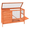 Kaninkoppi ruskea 103x44x69,5 cm täysi mänty