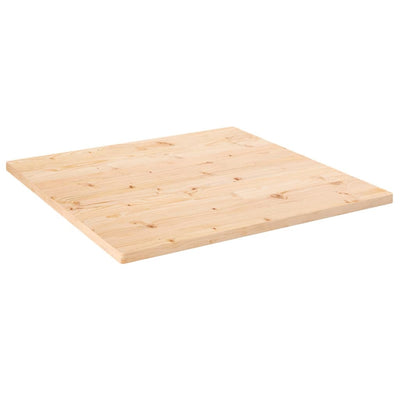 Pöytälevy 70x70x2,5 cm täysi mänty neliö