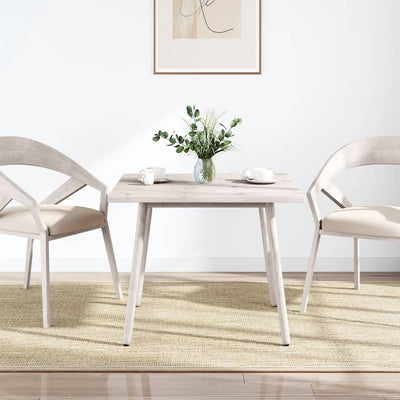Pöytälevy valkoinen 70x70x2,5 cm täysi mänty neliö