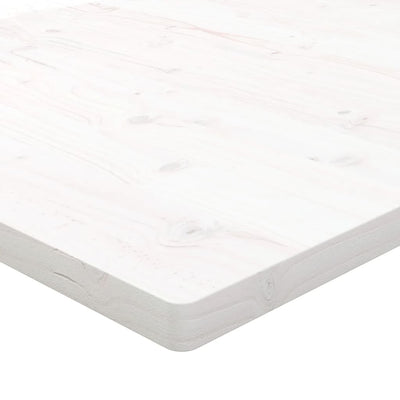 Pöytälevy valkoinen 70x70x2,5 cm täysi mänty neliö