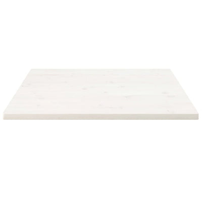 Pöytälevy valkoinen 90x90x2,5 cm täysi mänty neliö