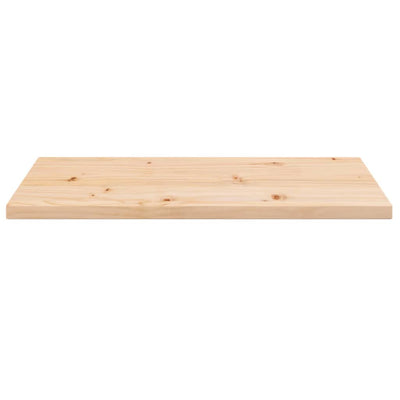 Pöytälevy 80x40x2,5 cm täysi mänty suorakaide