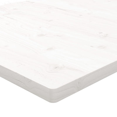 Pöytälevy valkoinen 110x55x2,5 cm täysi mänty suorakaide
