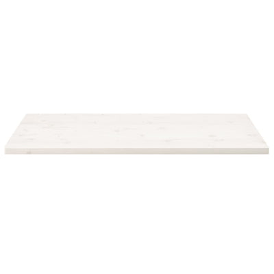 Pöytälevy valkoinen 100x60x2,5 cm täysi mänty suorakaide